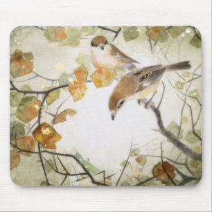 Little Creature-Bull-headed Shrikes Mouse Mat