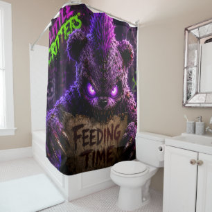 Little critters feeding time shower curtain