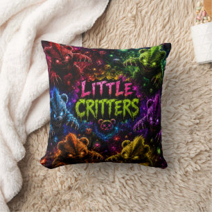 Little critters neon galaxy monster cushion