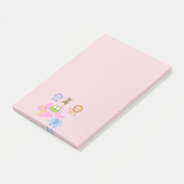Little Critters Pink Bottom Charm Post-it Notes (Angled)