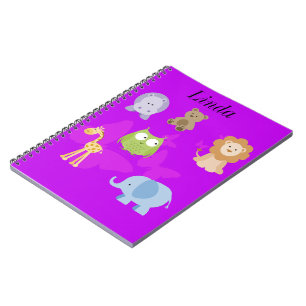Little Critters Purple Name Delight Notebook
