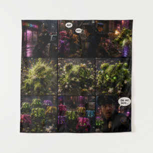 Little critters storyboard comic style tapestry de