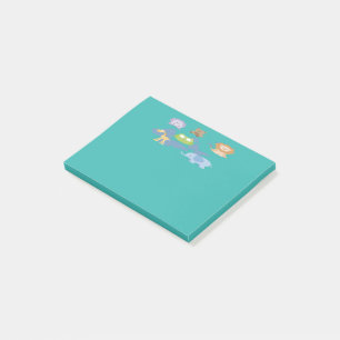 Little Critters Turquoise Cheer Post-it Notes