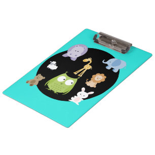 Little Critters Turquoise Circle Fun Clipboard