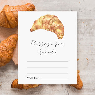 Little Croissant Birthday Time capsule message