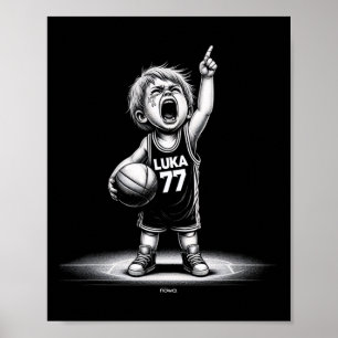 Little Cry Luka By Angry With And Mad At You Poster