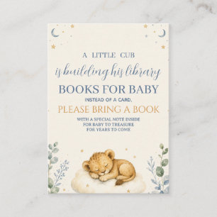 Little Cub Books for Baby Enclosure Card