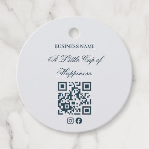 Little Cup Of Happiness Coffee Gift Tag