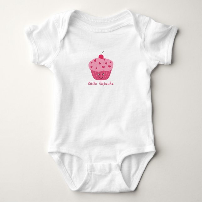 Little Cupcake Baby Jersey Bodysuit (Front)