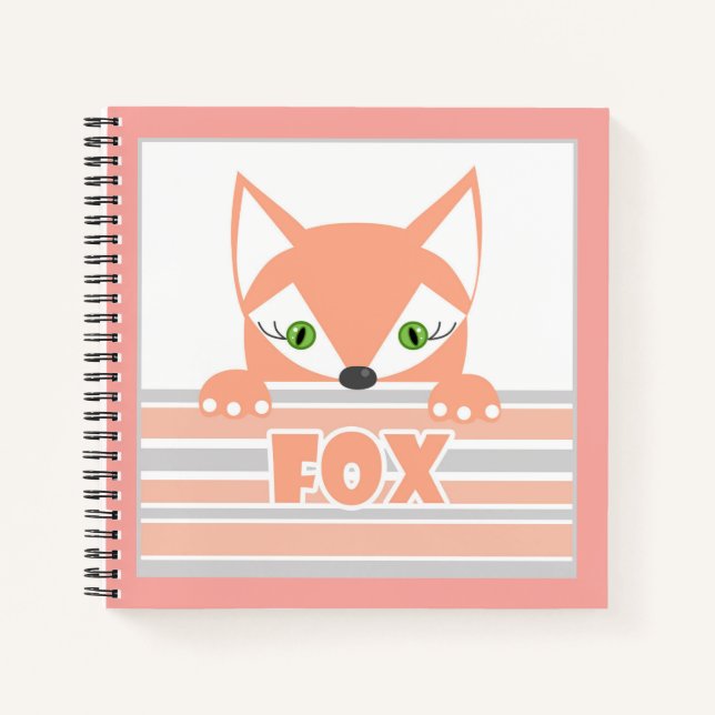 Little, curious Fox Notebook (Front)