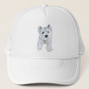 Little Curious Westie Trucker Hat