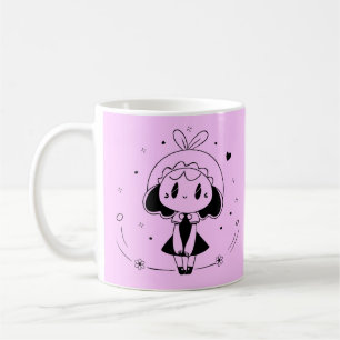 Little Cute Anime Girl Coffee Mug