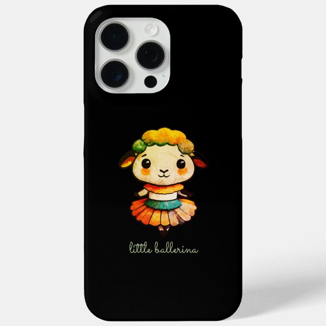 Little Cute Ballerina Sheep Case-Mate iPhone Case (Back)