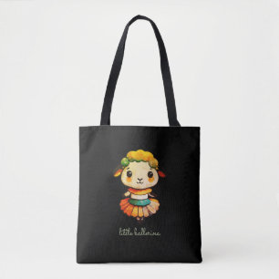 Little Cute Ballerina Sheep Tote Bag