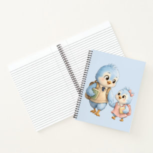 Little Cute Bird Brother Sister Journal