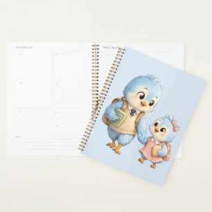 Little Cute Bird Weekly Planner Notebook