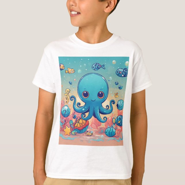Little  cute crab t-shirt. T-Shirt (Front)