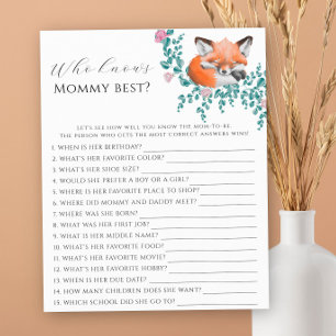 Little cute fox - Who knows mummy best game