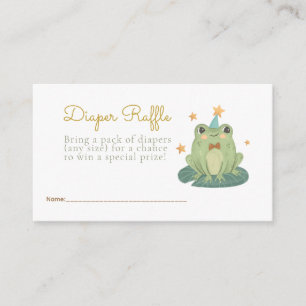 Little Cute Frog Diaper Raffle Enclosure