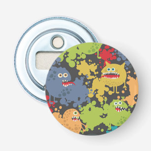 Little cute funny monsters bottle opener