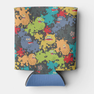 Little cute funny monsters can cooler
