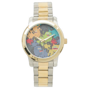 Little cute funny monsters watch