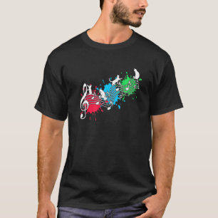 Little Cute Lively Musical Cats And Kittens Romp O T-Shirt