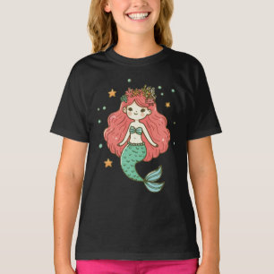 Little Cute Underwater watercolor Mermaid T-Shirt