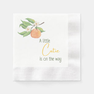 Little Cutie Baby Citrus Napkins