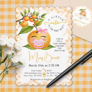 Little Cutie Baby Shower Baby Shower invitations