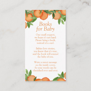 Little Cutie Baby Shower Books for Baby Enclosure  Card