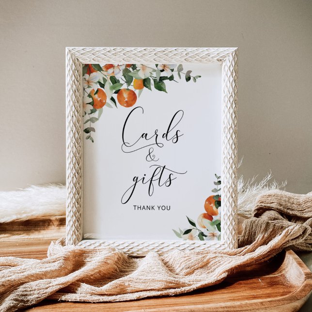 Little cutie baby shower cards and gifts sign (Creator Uploaded)