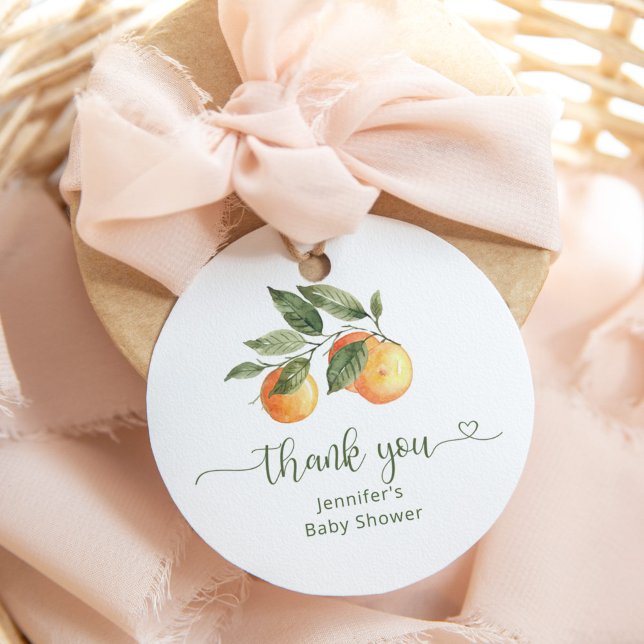Little cutie baby shower favour tag (Creator Uploaded)