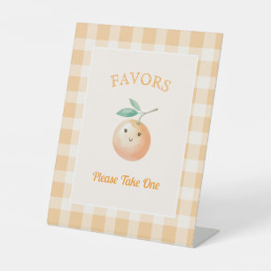 Little Cutie Baby Shower Favours Please Take One Pedestal Sign