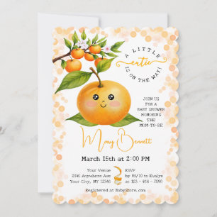Little Cutie Baby Shower Gender Neutra Invitations