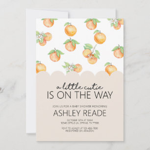 Little Cutie Baby Shower Invitation