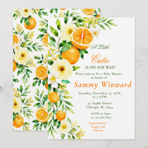 Little Cutie Baby Shower Invitation