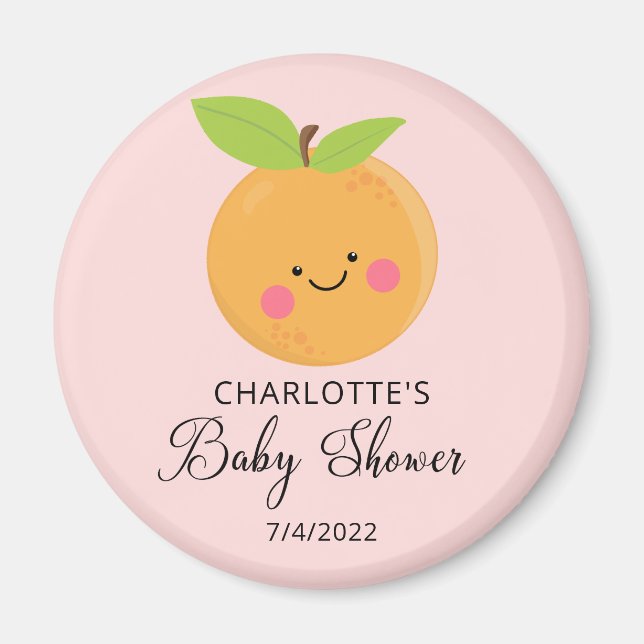 Little Cutie Baby Shower Magnet (Front)
