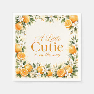Little Cutie Baby Shower Paper Napkins