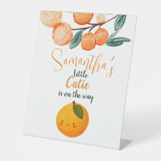 Little Cutie Baby Shower Sign