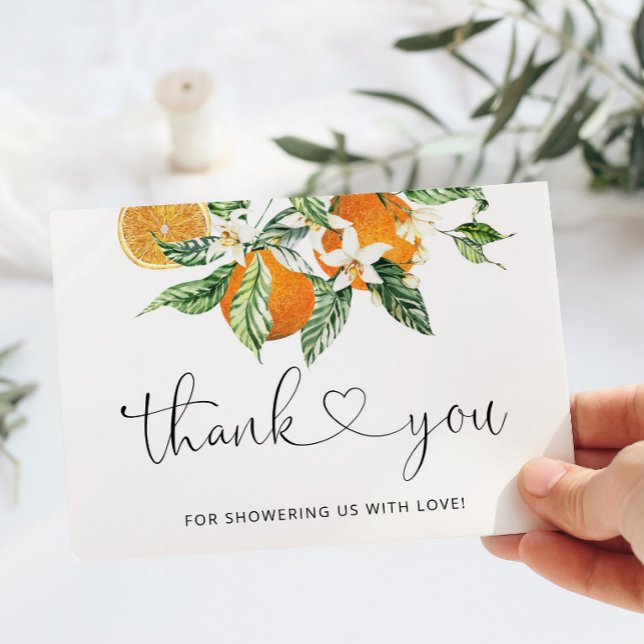Little cutie baby shower thank you card (Creator Uploaded)