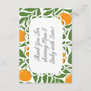 Little Cutie Baby Shower Thank You Card