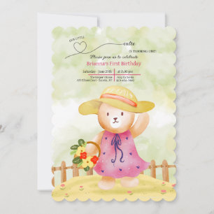 Little Cutie Birthday Invitation