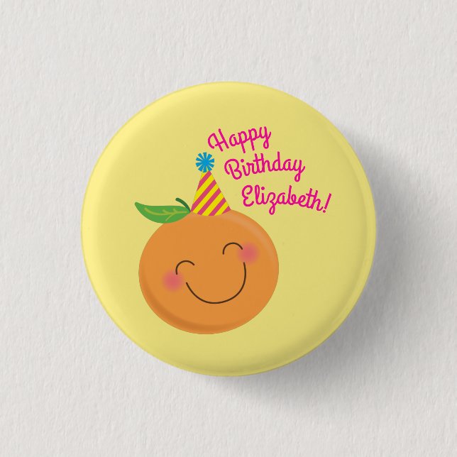 Little Cutie Birthday Party 3 Cm Round Badge (Front)
