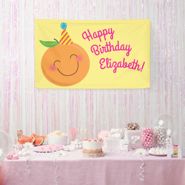 Little Cutie Birthday Party Banner (Party)