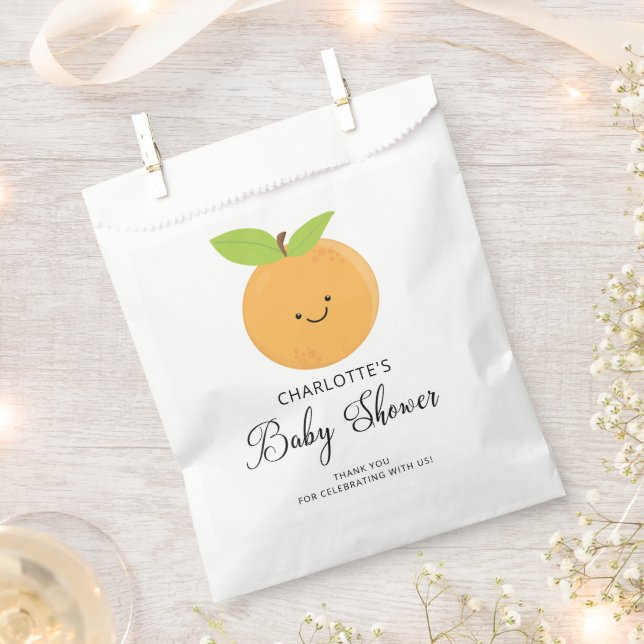 Little Cutie Boys Baby Shower Favour Bag (Clipped)