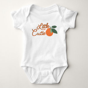 Little Cutie Citrus Baby Bodysuit with Watercolor 