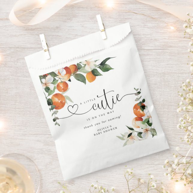 Little cutie citrus baby shower favour bags (Clipped)