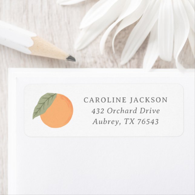 Little Cutie Citrus Return Address Label (Insitu)