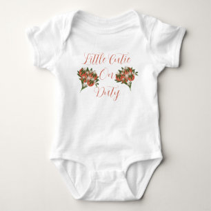 Little Cutie Clementine Baby Bodysuit